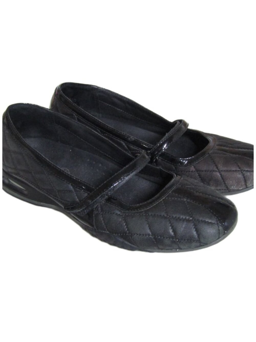 Cole Haan Nike Air Ballet Sport Mary Jane Flats Quilted Y2K Black Shoes 6.5